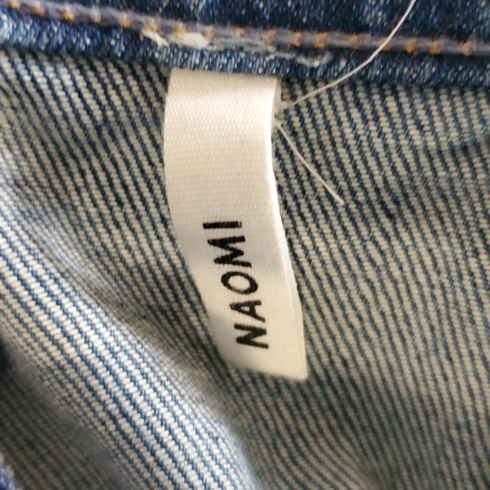 Grlfrnd Naomi women's highrise cut off crop distressed jeans size 31 - Picture 15 of 16